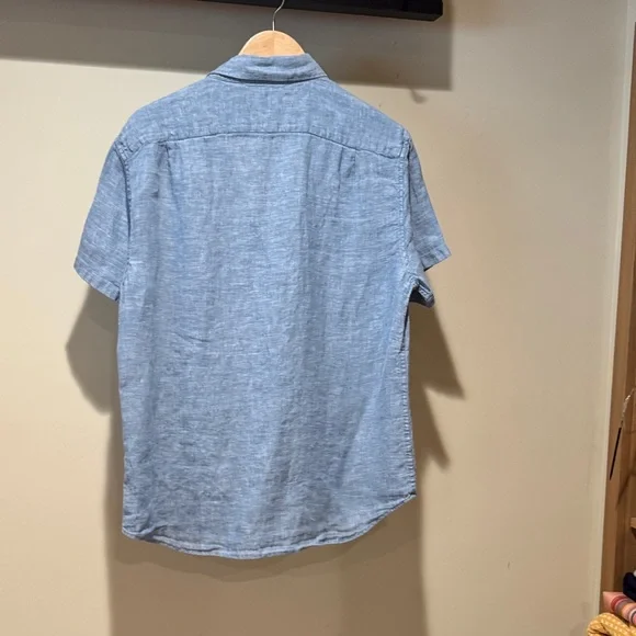 J. Crew Light Blue Casual Button Down Shirt - Picture 4 of 4